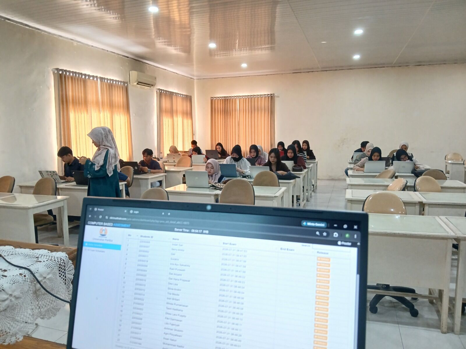90 Mahasiswa FEB Universitas Pertiba Ikuti Accelerated Competency Training and Certification Applied Microsoft Office